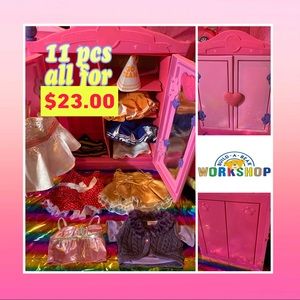 Build a Bear closet and clothes